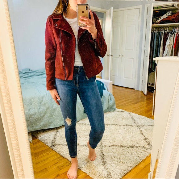 Old Navy Jackets & Blazers - Suede moto jacket